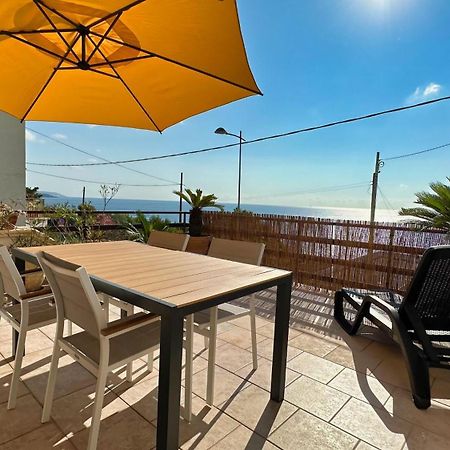 Marina Di Andrano - Alisso, Casa Vista Mare Con Parcheggio Privato E Wifi Villa Exteriör bild