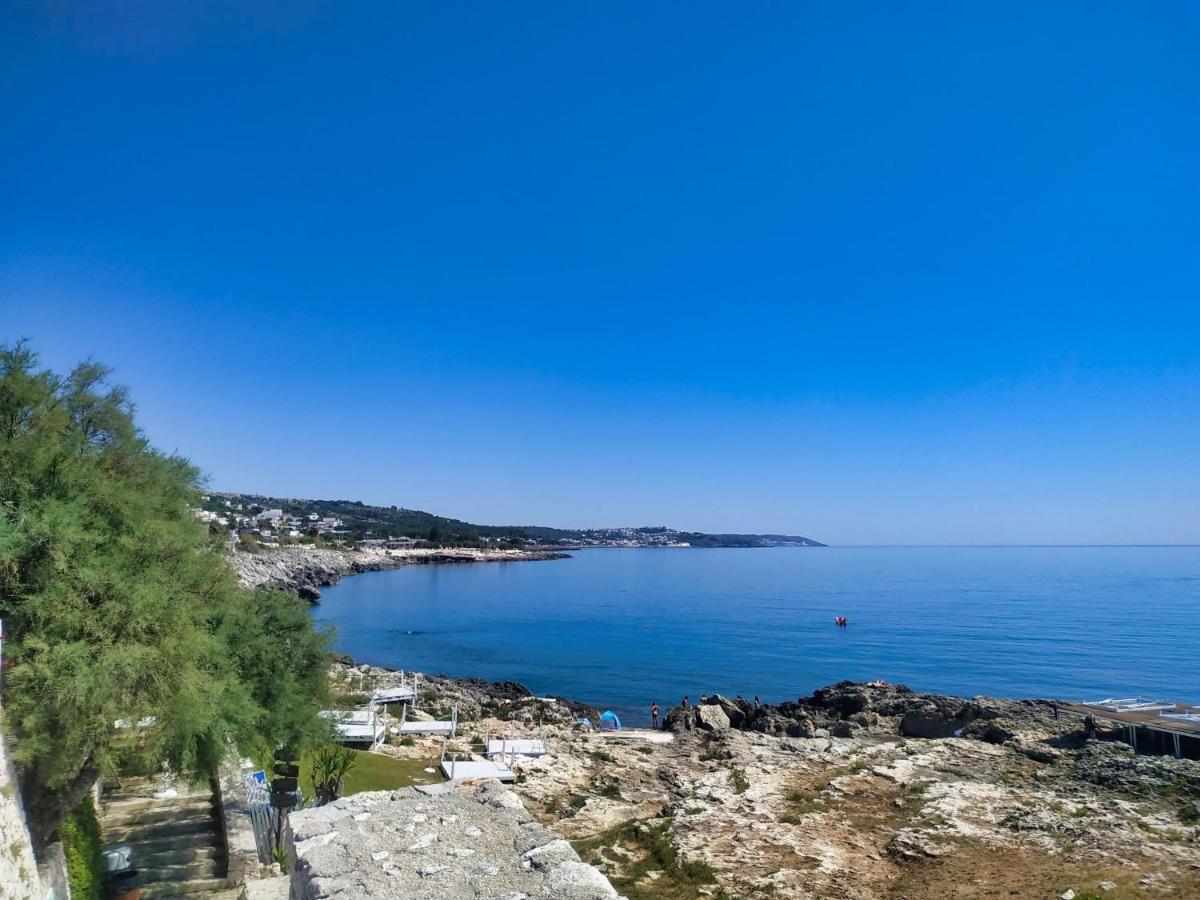 Marina Di Andrano - Alisso, Casa Vista Mare Con Parcheggio Privato E Wifi Villa Exteriör bild