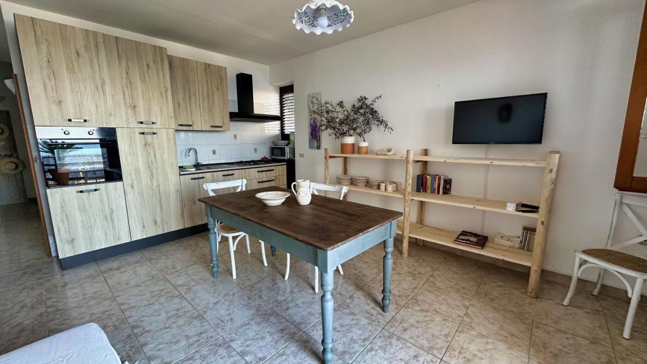 Marina Di Andrano - Alisso, Casa Vista Mare Con Parcheggio Privato E Wifi Villa Exteriör bild